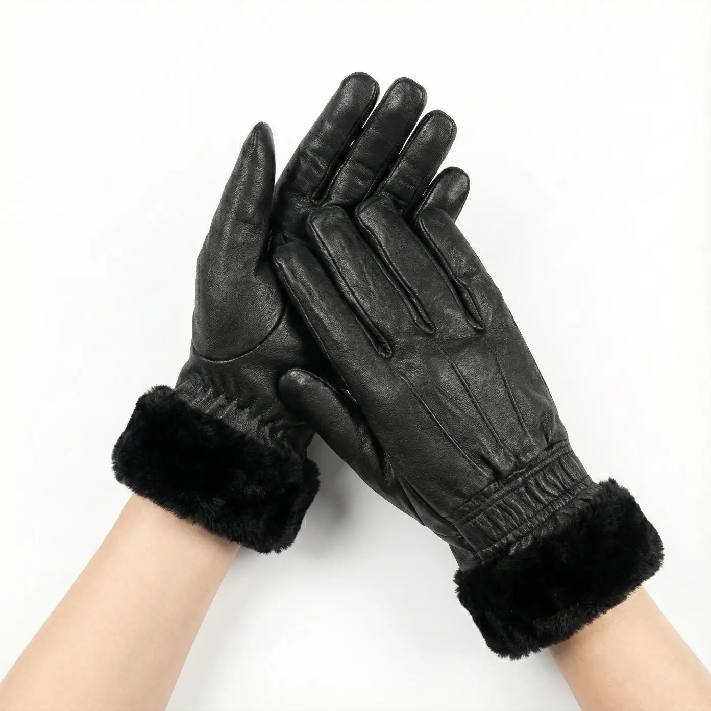 Premium Genuine Sheepskin Leather Gloves For Female – Free Size Luxury Edition - Image 3